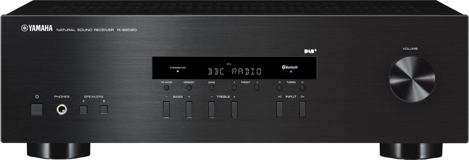 foto del prodotto yamaha sintoamplificatore r s202d 100wx2 dab dab bluetooth nero