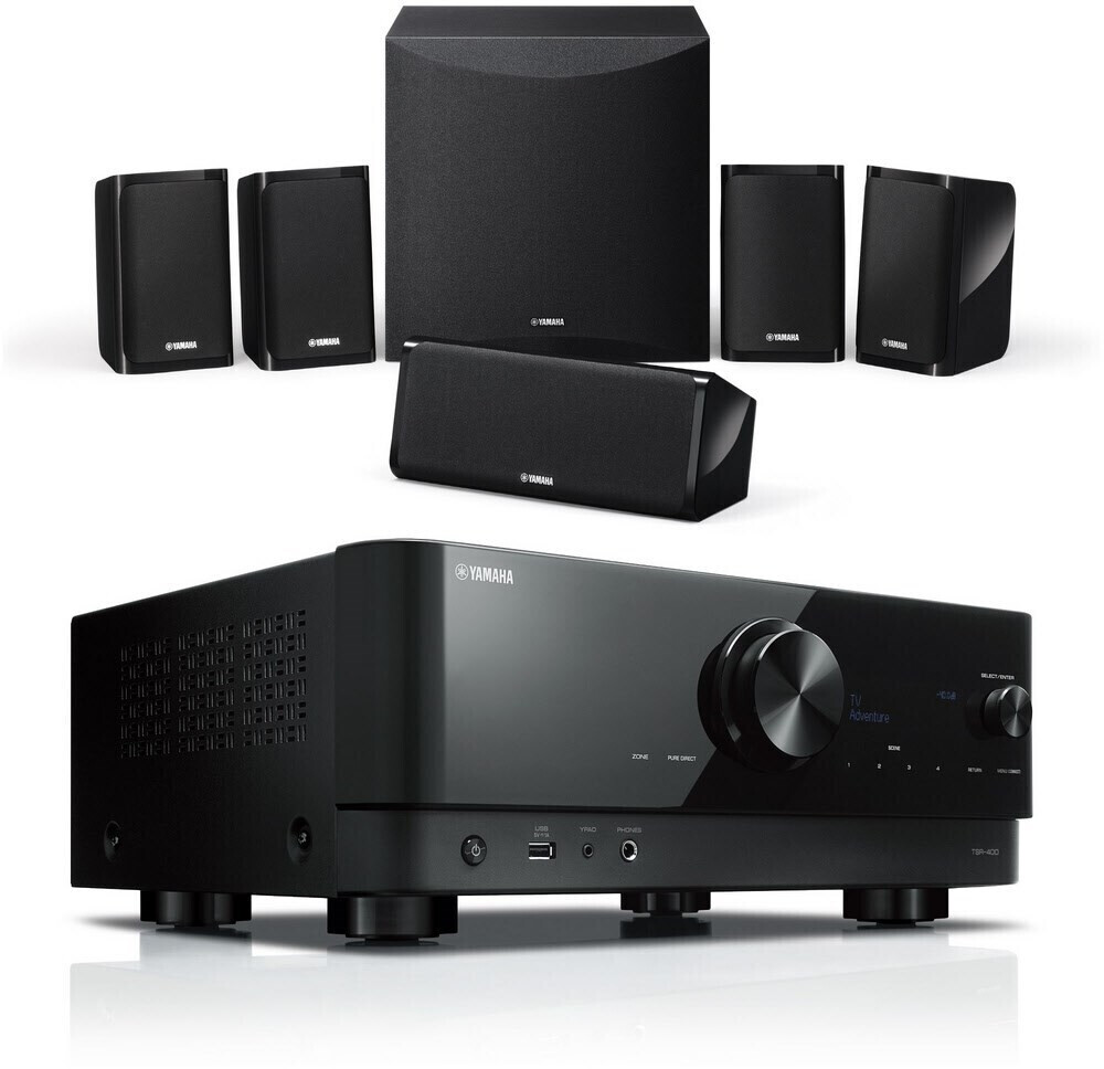 foto del prodotto yamaha sistema home theater yht 4960 5.1 canali con subwoofer potenza 150 w wi fi bluetooth airplay 2 apkyht4960bl