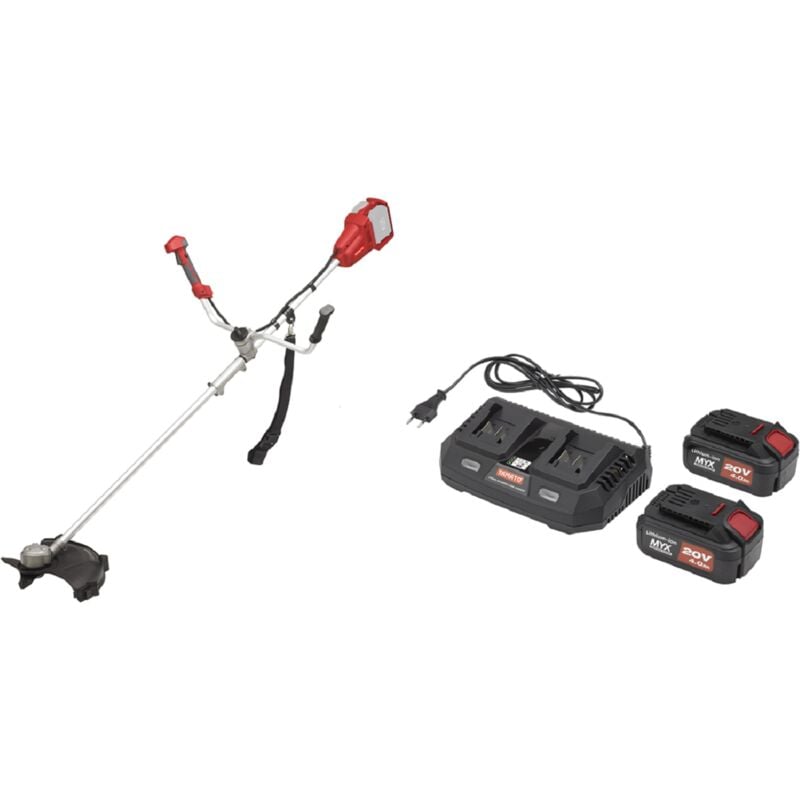 foto del prodotto yamato decespugliatore a batteria cgbc 40 bl kit batterie e caricabatterie myx