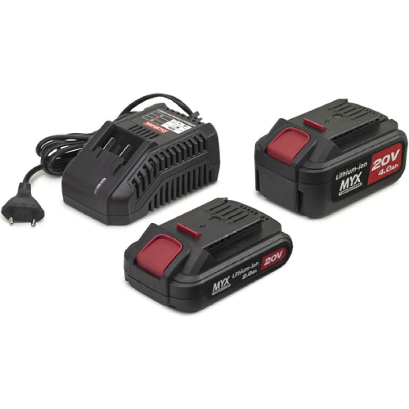 foto del prodotto yamato kit 2042 myxcaricabatteria 1 batteria20v 4ah 1 batteria20v2ah