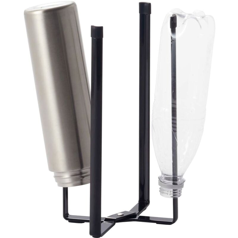 foto del prodotto yamazaki 6785 tower kitchen multi use stand, black, steel silicon resin, 12 x 10 x 27 cm