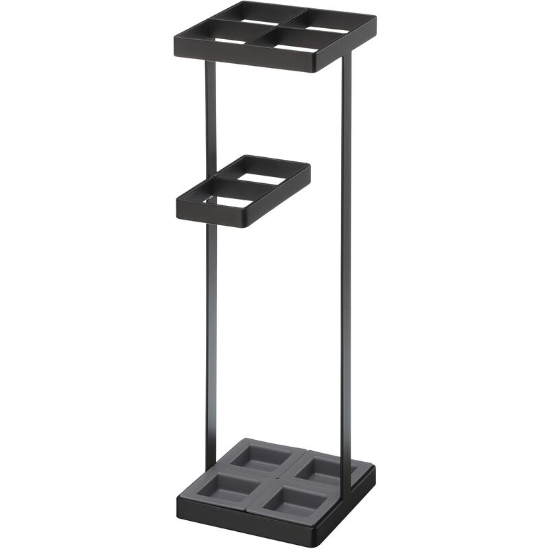 foto del prodotto yamazaki umbrella stand portaombrelli, acciaio, nero, 11 x 11 x 36 cm