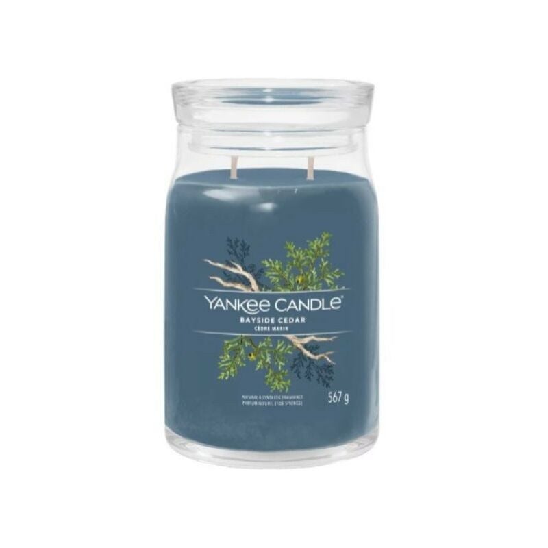 foto del prodotto yankee candle candela a 2 stoppini bayside cedar 567g