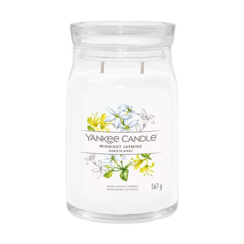 foto del prodotto yankee candle candela in giara grande midnight jasmine