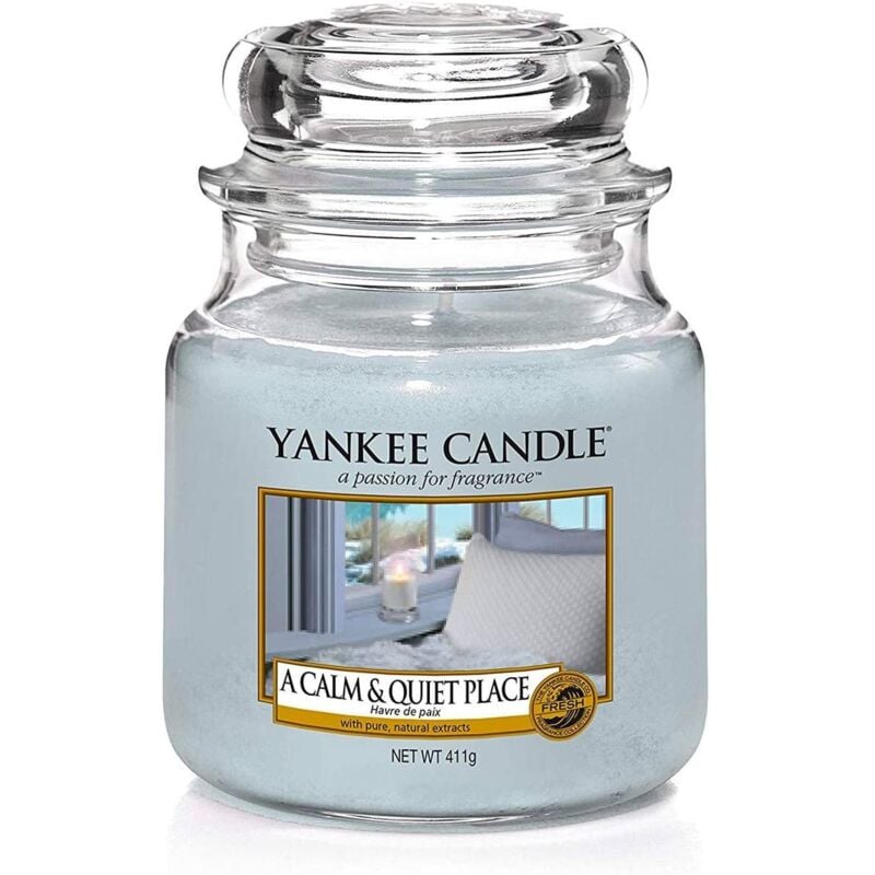 foto del prodotto yankee candle candela profumata candela giara grande un posto calmo e tranquillo candele a lunga combustione fino a 75 ore candele profumate - il