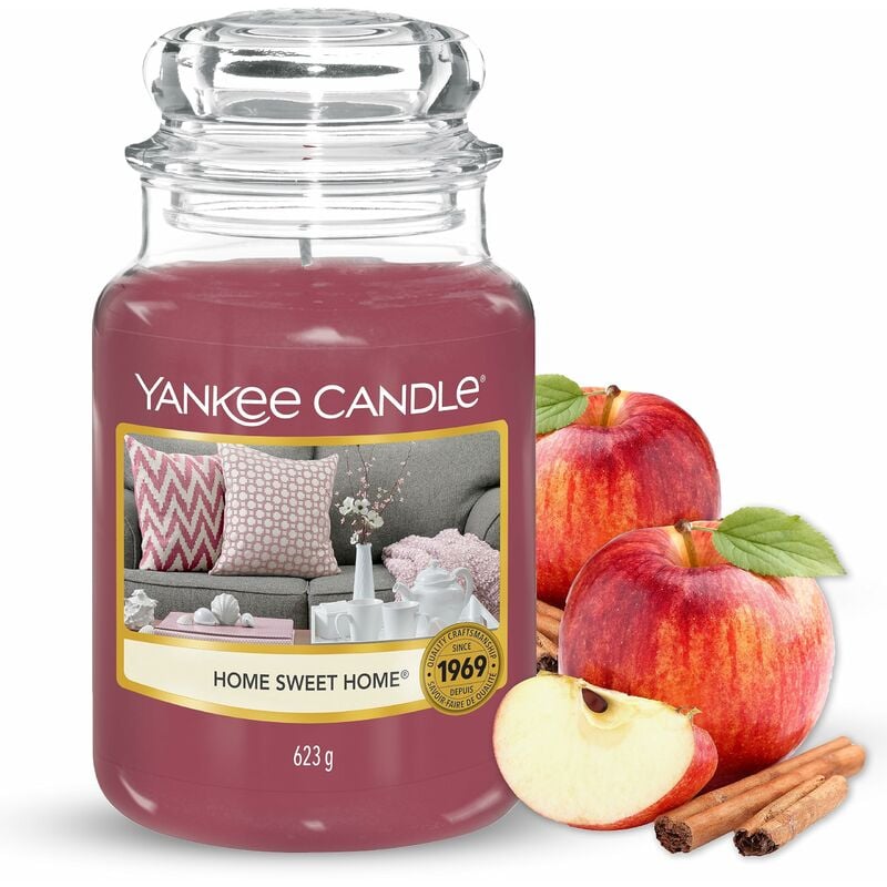 foto del prodotto yankee candle candela profumata in giara grande dolce casa durata fino a 150 ore regali perfetti per la festa della mamma per le donne
