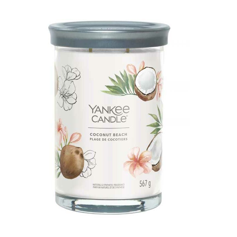 foto del prodotto yankee candle candela tumbler grande signature coconut beach