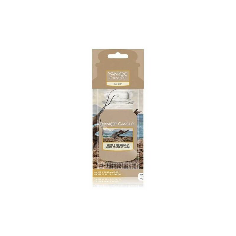 foto del prodotto yankee candle car jar paper amber e sandalwood