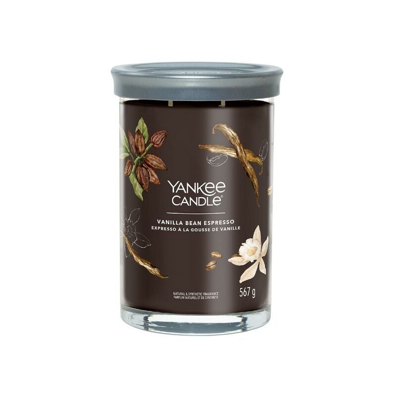 foto del prodotto yankee candle - signature candela in tumbler grande vanilla bean espresso 100 ore