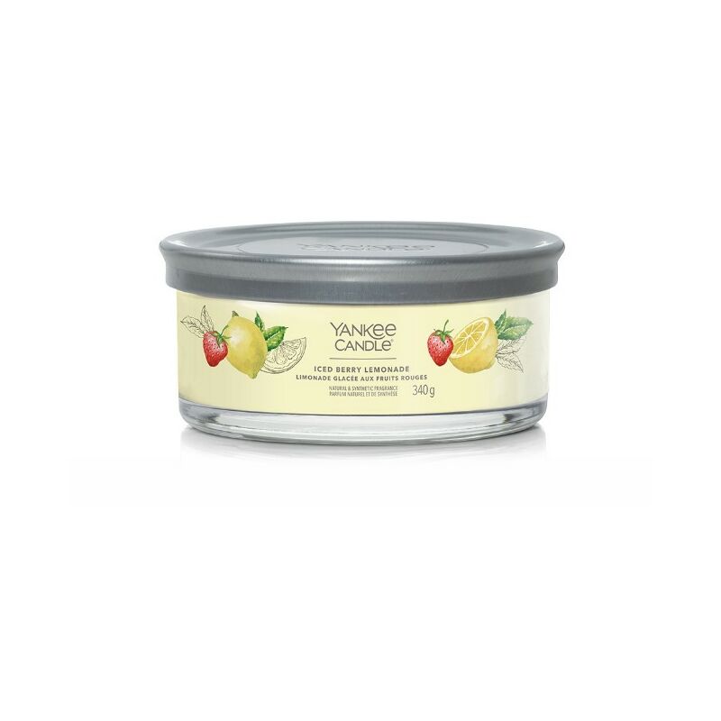 foto del prodotto yankee candle signature candela in tumbler multi stoppino iced berry lemonade 28 ore