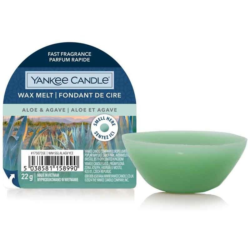 foto del prodotto yankee candle tart aloe agave