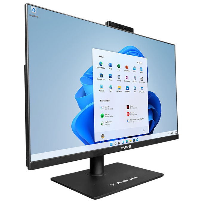 foto del prodotto yashi all-in-one 27'' intel i7 16gb ram 1tb ssd windows 11 pro pc desktop ips