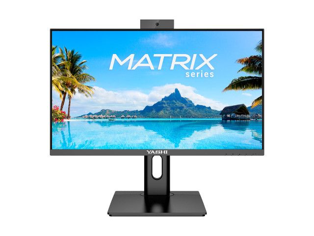 foto del prodotto yashi matrix 24 120hz 1ms ips dp hdmi webcam mm
