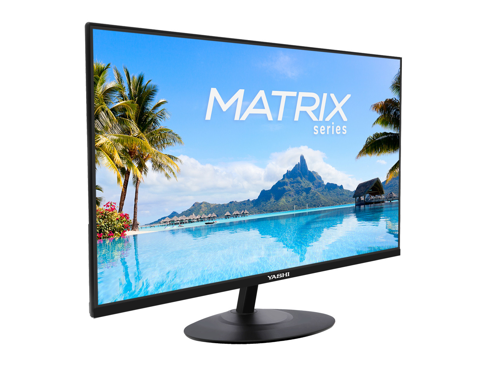 foto del prodotto yashi monitor 23,8 led ips fhd 16 9 2ms 300 cdm, vga hdmi, multimediale