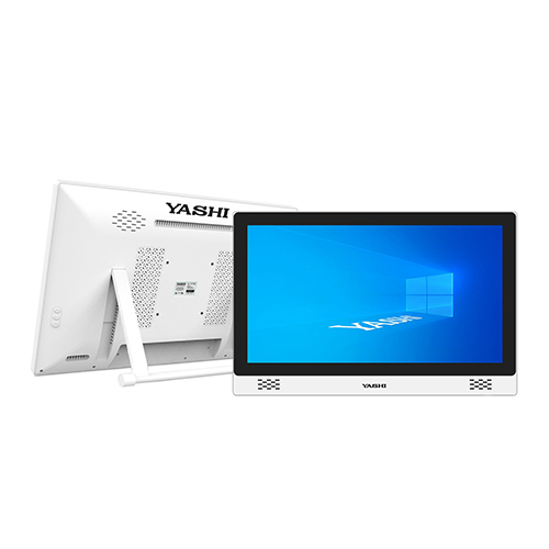 foto del prodotto yashi monitor touch 15,6 led ips 16 9 fhd 1000 1 60hz 250 cdm, vga hdmi, 10 tocchi capacitivo