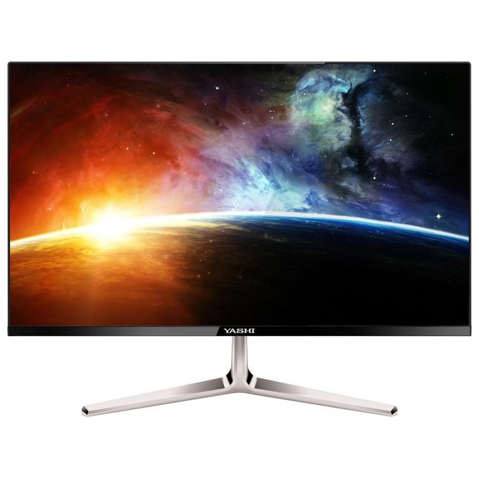 foto del prodotto yashi yz2712 monitor per pc 27'' wide ips pioneer slim 1920x1080 100hz 2ms 350cd-m 1000 1 2x4w mm dp hdmi vesa bianco