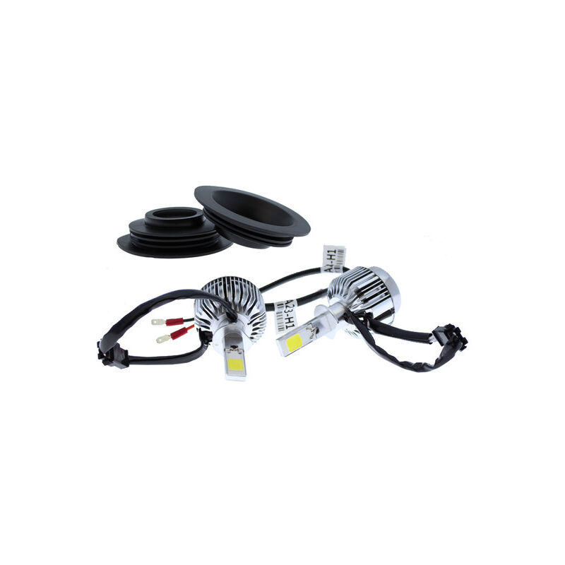 foto del prodotto yatek lampade a led h1 per auto e moto, fari anabbaglianti, 6000k, 3000 lumen, 12v, consumo 33 w, impermeabile, accensione istantanea