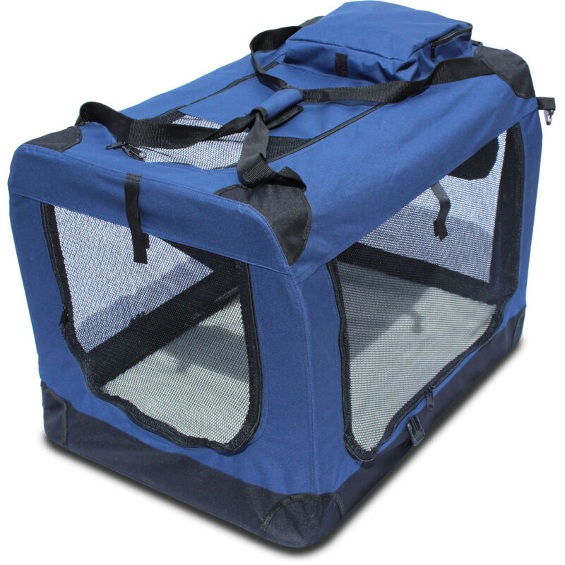 foto del prodotto yatek porta cani pieghevole per ingressi laterali e superiori con alta visibilit , comfort e sicurezza per il vostro animale domestico, varios