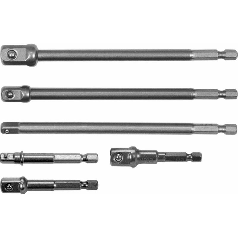 foto del prodotto yato adattatore esagonale per nasade 1 4, 3 8, 1 2 6 pz yt 04629