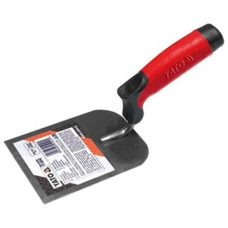 foto del prodotto yato cazzuola per stucco a ferro di cavallo in acciaio inox 100x130 mm yt 5242