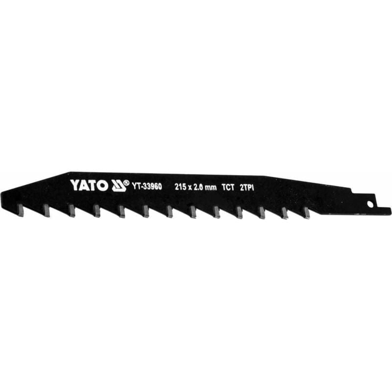 foto del prodotto yato lama per sega per silicato, porotherm 215mm yt 33960