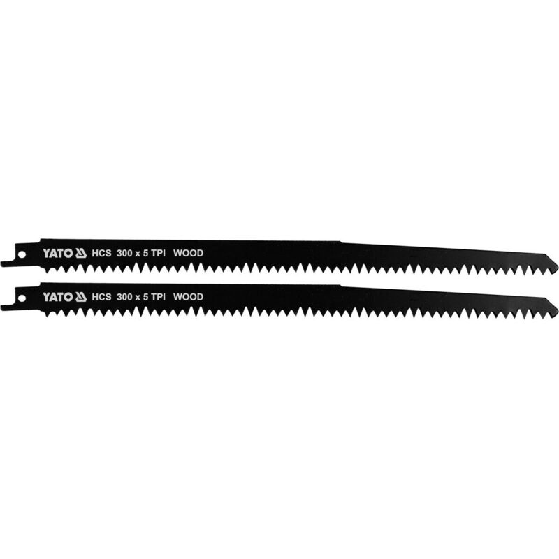 foto del prodotto yato lame per ramificazione hcs300mm 5tpi 2 pezzi yt 33920