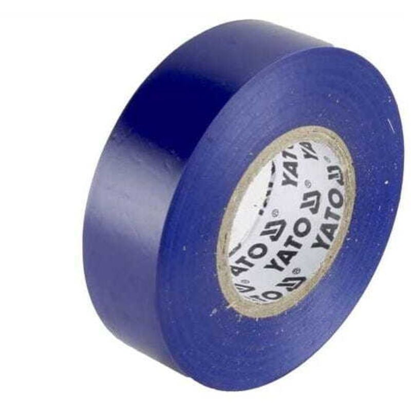 foto del prodotto yato nastro isolante elettrico 15mmx20mx0,13mm blu yt 81591