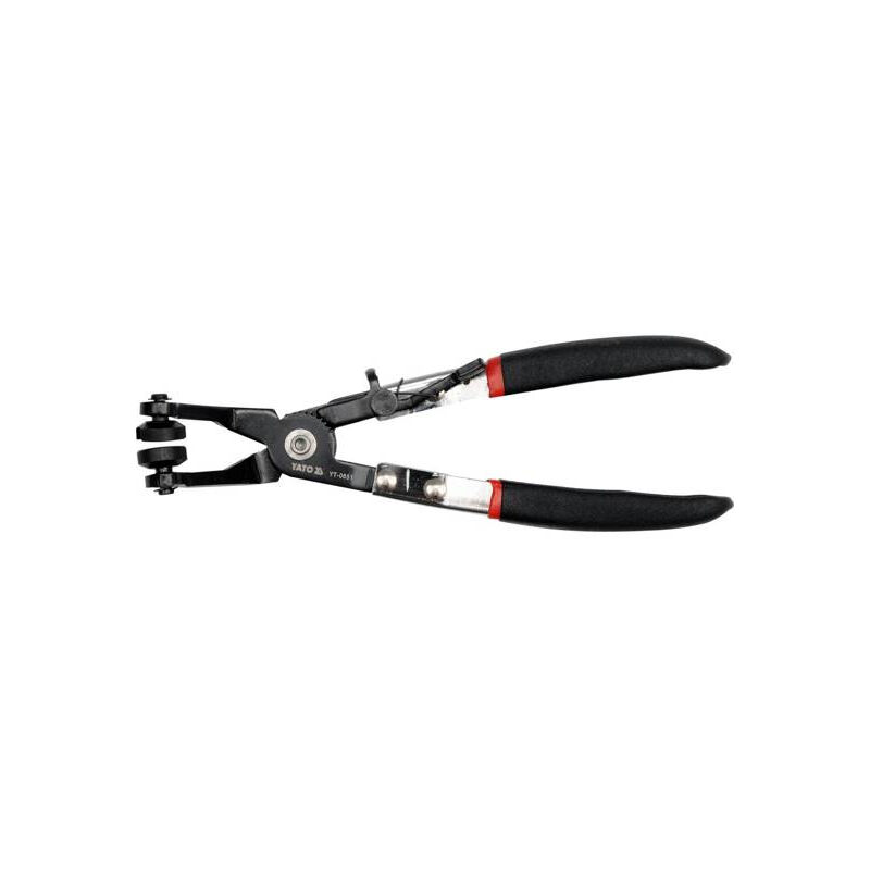 foto del prodotto yato pinze yt 0651 pinze yt 0651 de pinze a becchi semitondi curvi con tagliente
