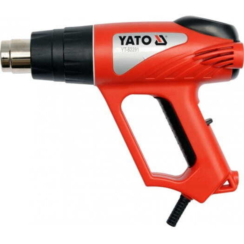 foto del prodotto yato pistola termica 2000w 350 c e 550 c con accessori yt 82291
