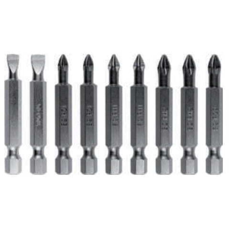 foto del prodotto yato set di punte per cacciavite 50mm 10 pezzi mix yt 04832