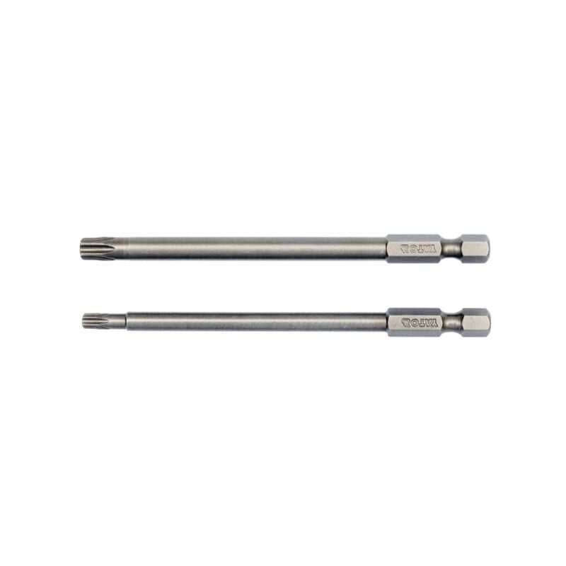 foto del prodotto yato yt 0492 bits de cacciavite 2pcs torx de sicurezza t20x100mm t30x100mm 1 4 esagonale