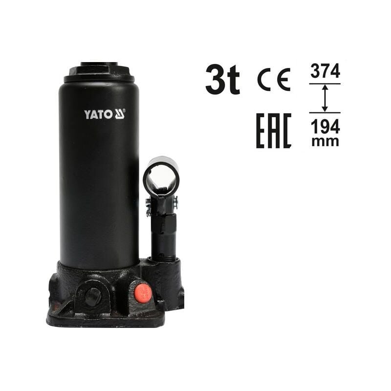 foto del prodotto yato yt 17001 cric idraulico e cavalletto per veicoli