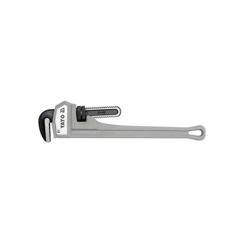 foto del prodotto yato yt 2484 chiave di tubo alluminio, alluminio nero 6 cm chiave per tubi modello americano acciaio al cromo molibdeno