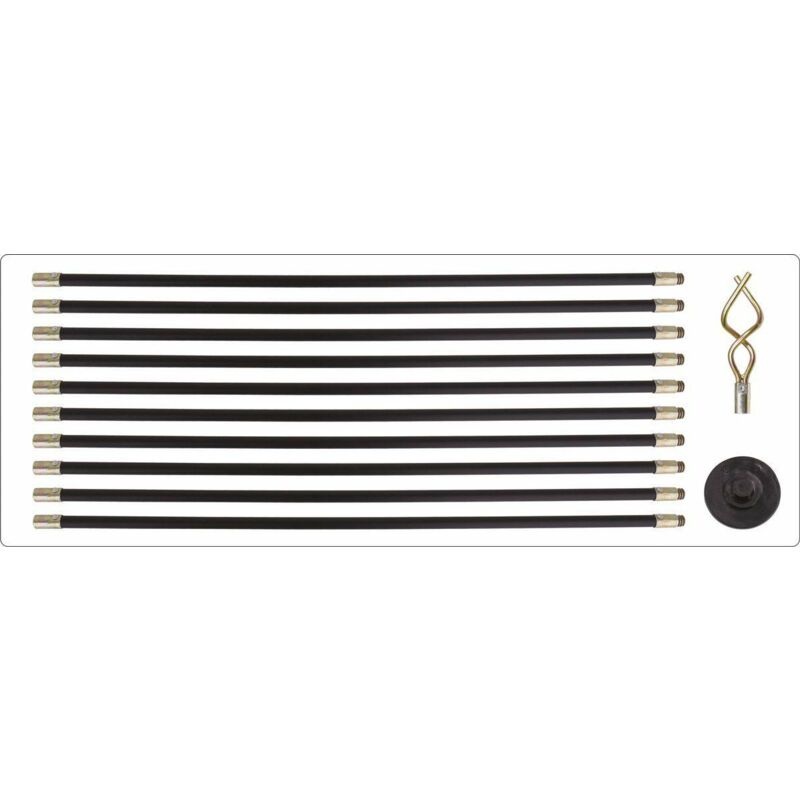 foto del prodotto yato yt 24980 set di scarico per lavello, testa a spirale e pistone rotondo, ideale per sbloccare gli scarichi di cucine e bagni.