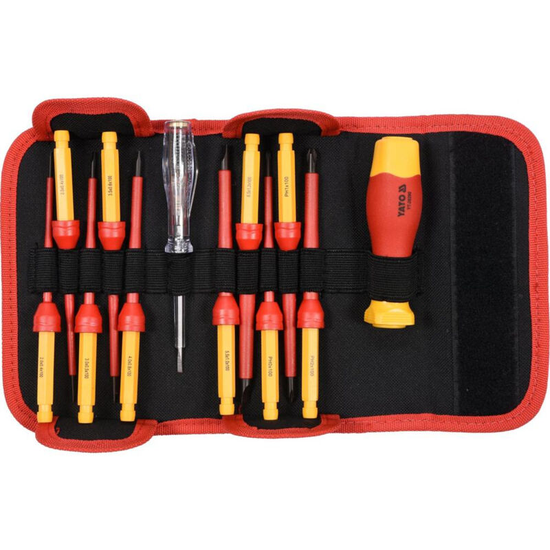 foto del prodotto yato yt 28290 cacciavite manuale cacciavite a taglio multiplo cacciavite piatto
