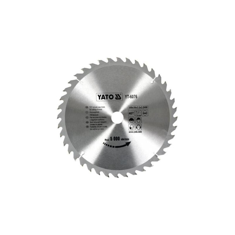 foto del prodotto yato yt 6076 lama de sega circolare 30 cm 1 pezzo i 