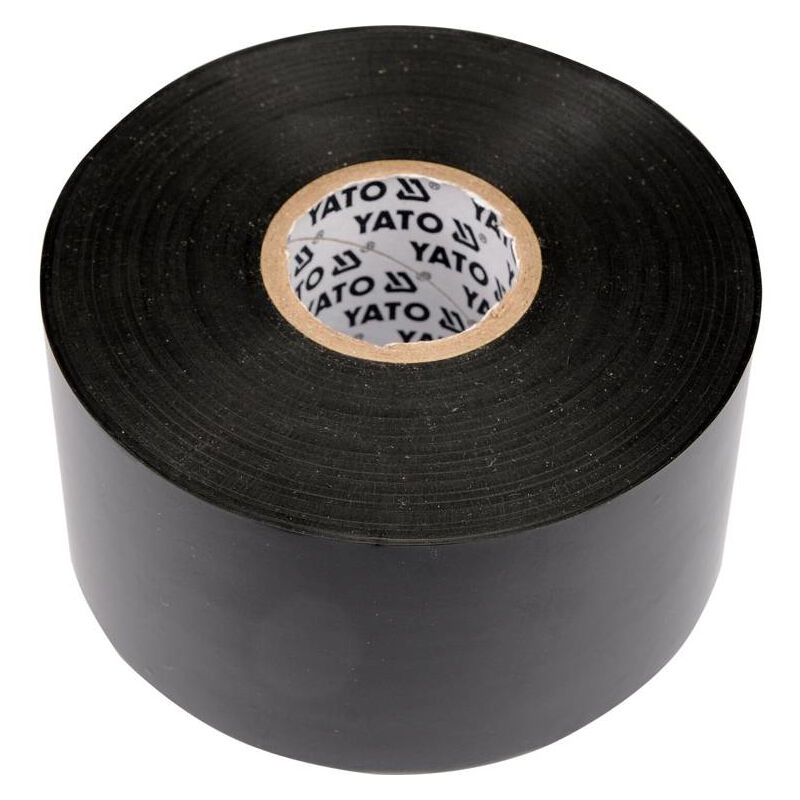 foto del prodotto yato yt-8177 nastro adesivo 33 m cloruro di polivinile de (pvc) nero