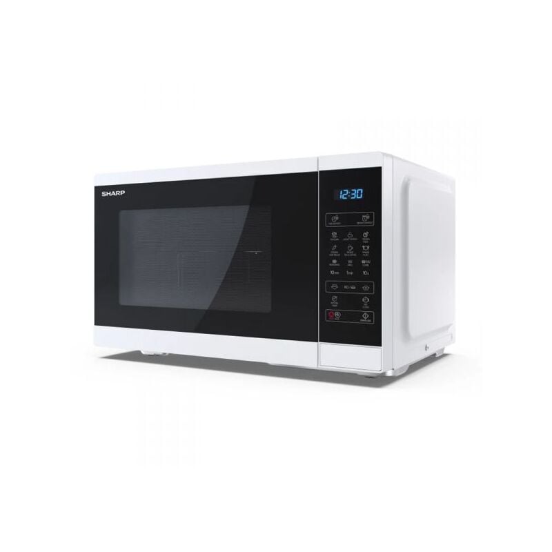 foto del prodotto yc-mg81e-w forno a microonde superficie piana microonde con grill 28 l 900 w nero, bianco - sharp