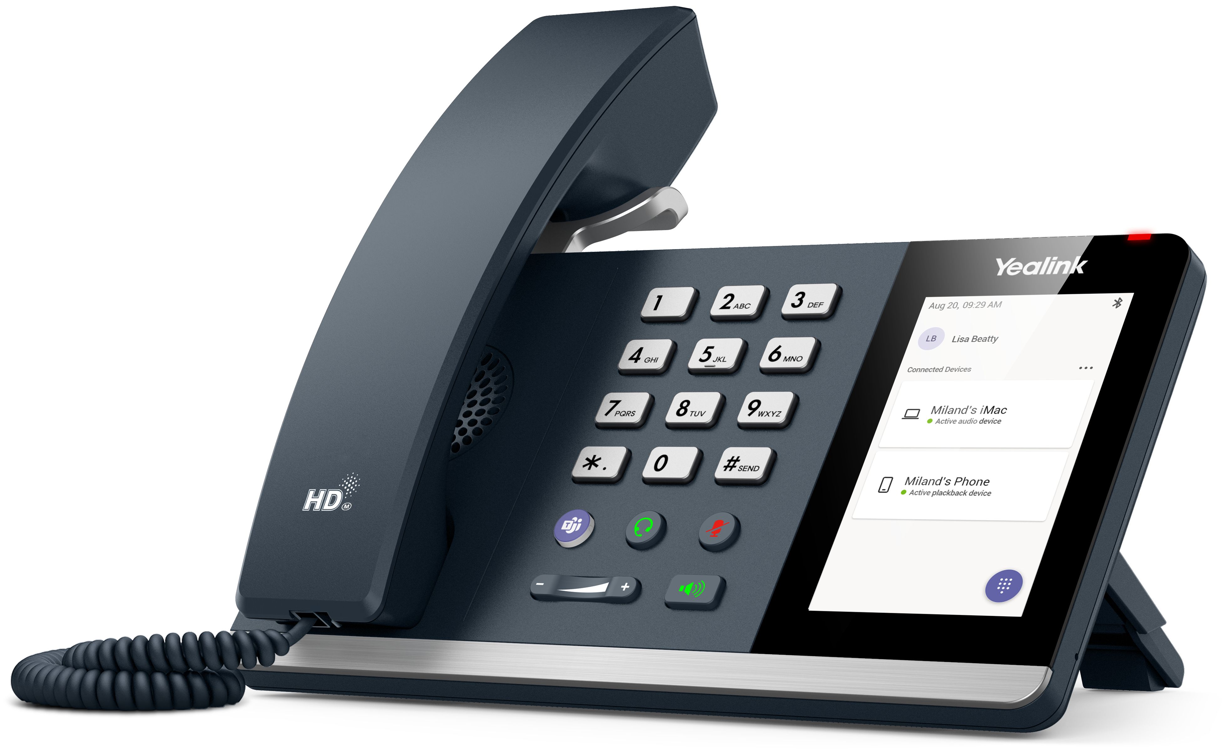 foto del prodotto yealink mp50 for microsoft teams telefono ip grigio