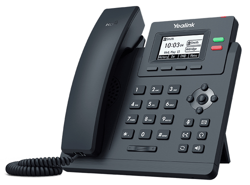 foto del prodotto yealink sip t31g telefono ip grigio 2 linee lcd