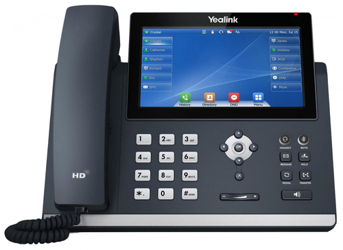 foto del prodotto yealink sip t48u telefono ip grigio led wi fi