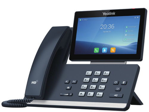 foto del prodotto yealink sip t58w telefono ip grigio lcd wi fi