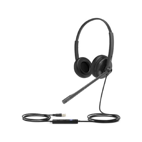 foto del prodotto yealink uh34 lite auricolare cablato a padiglione ufficio nero