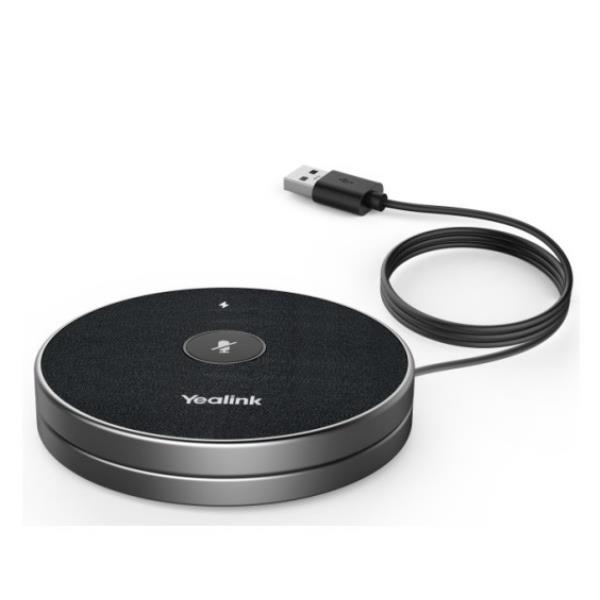 foto del prodotto yealink vcm36-w accessorio per videoconferenza microfono nero