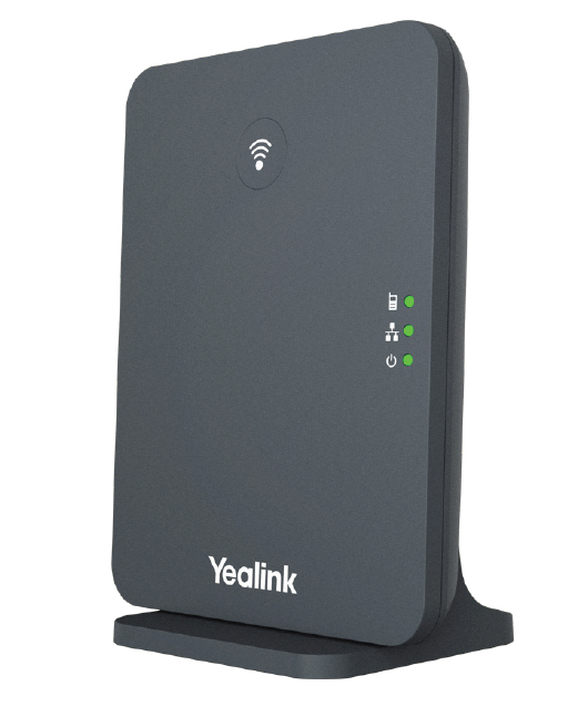 foto del prodotto yealink w70b stazione base dect grigio