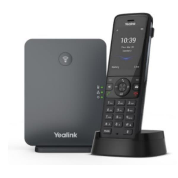 foto del prodotto yealink w78p telefono ip nero tft