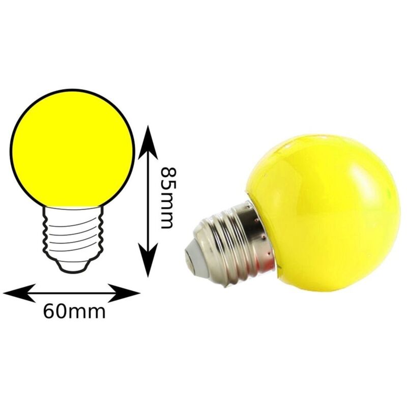 foto del prodotto yedo yed bulb 4w e27 fiesta bompilla led e27 colori jandei