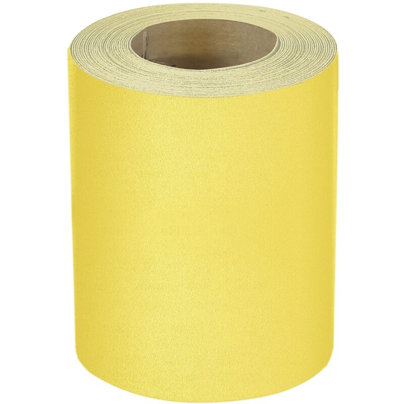foto del prodotto yellow carta abrasiva rotolo di carta abrasiva 93 mm x 5 m 1 rotolo p240 sabbiatura di legno duro, legno tenero, vernice, stucco, plastica