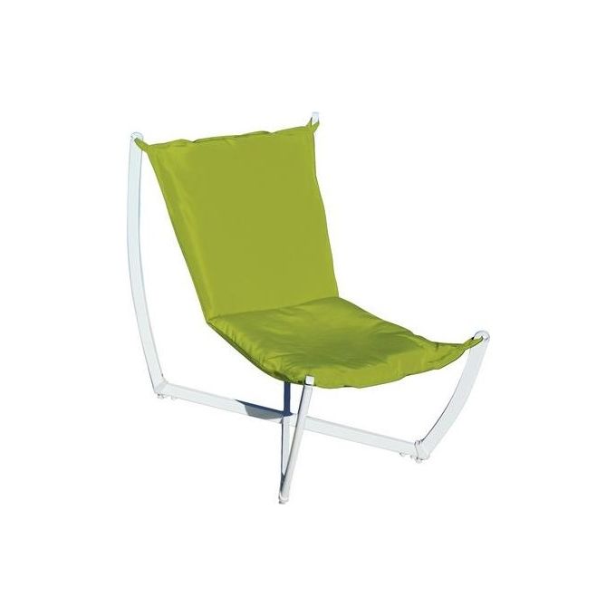 foto del prodotto yeppon poltrona sospesa da esterno a dondolo verde 70x90xh.85 ideale per giardini e terrazzi