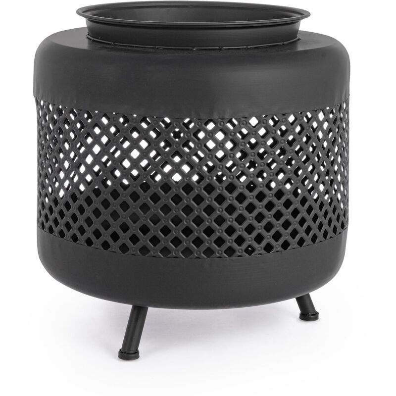 foto del prodotto yes everyday braciere con parascintille da giardino efesto in acciaio verniciato decorazione moderna 50 x h 51 cm